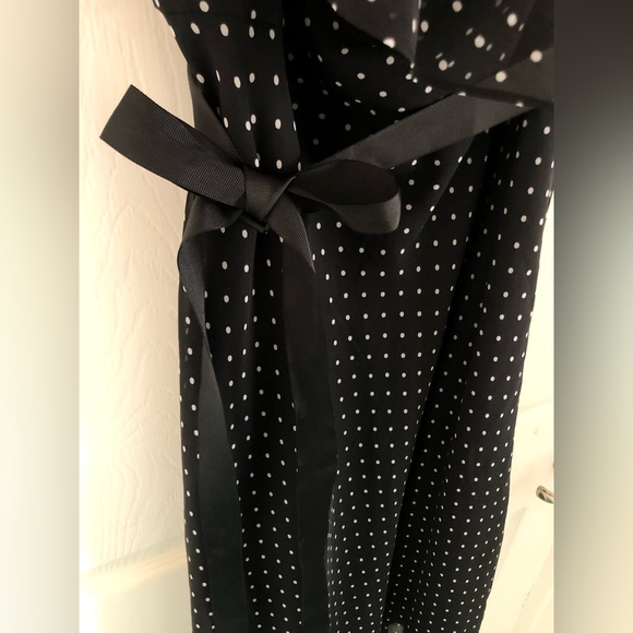 White House Black market polkadots midi dress. - Picture 9 of 10